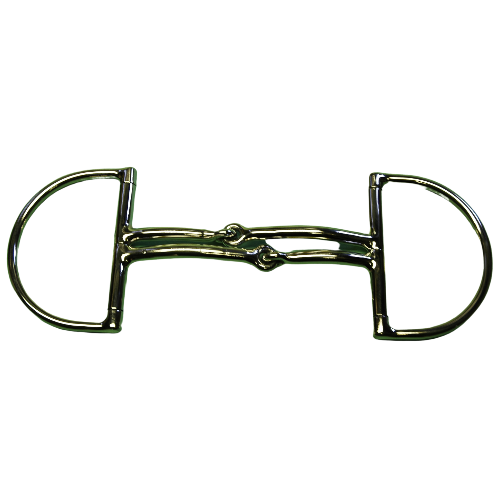 Double Mouth Snaffle D Ring EquuSport Custom Saddlery