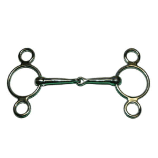 Jointed 3 Ring Snaffle