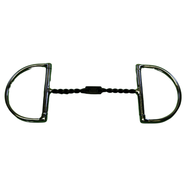 Twisted Square Wire D Ring