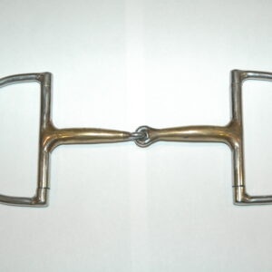 Brass Jointed Snaffle D Ring